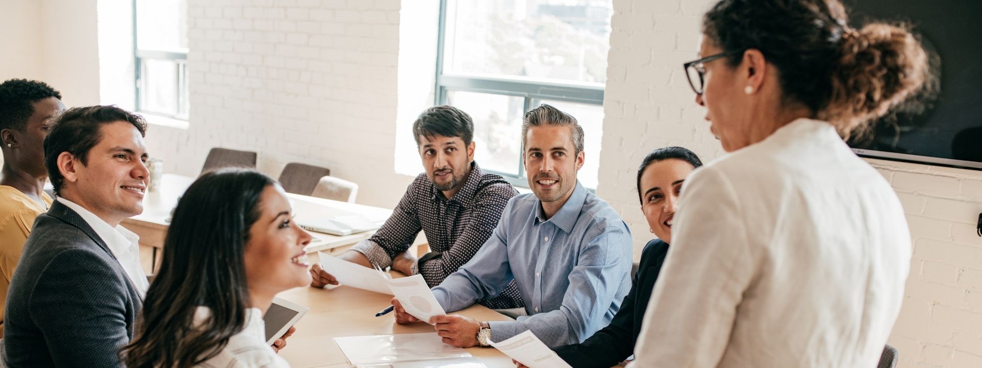 Retirement plan fiduciary in a planning meeting