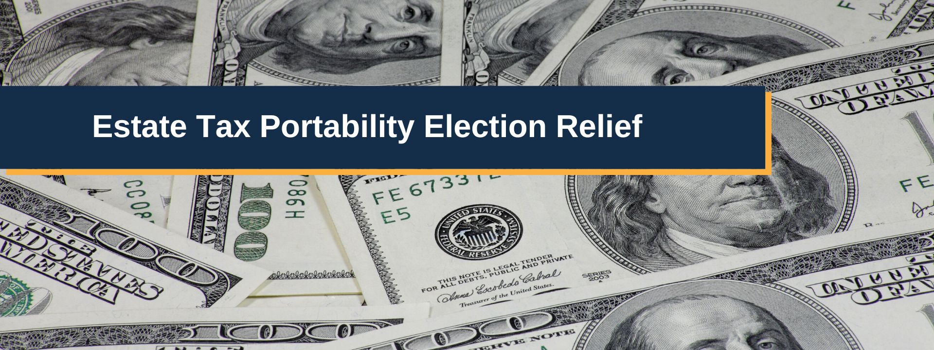 estate tax portability election relief